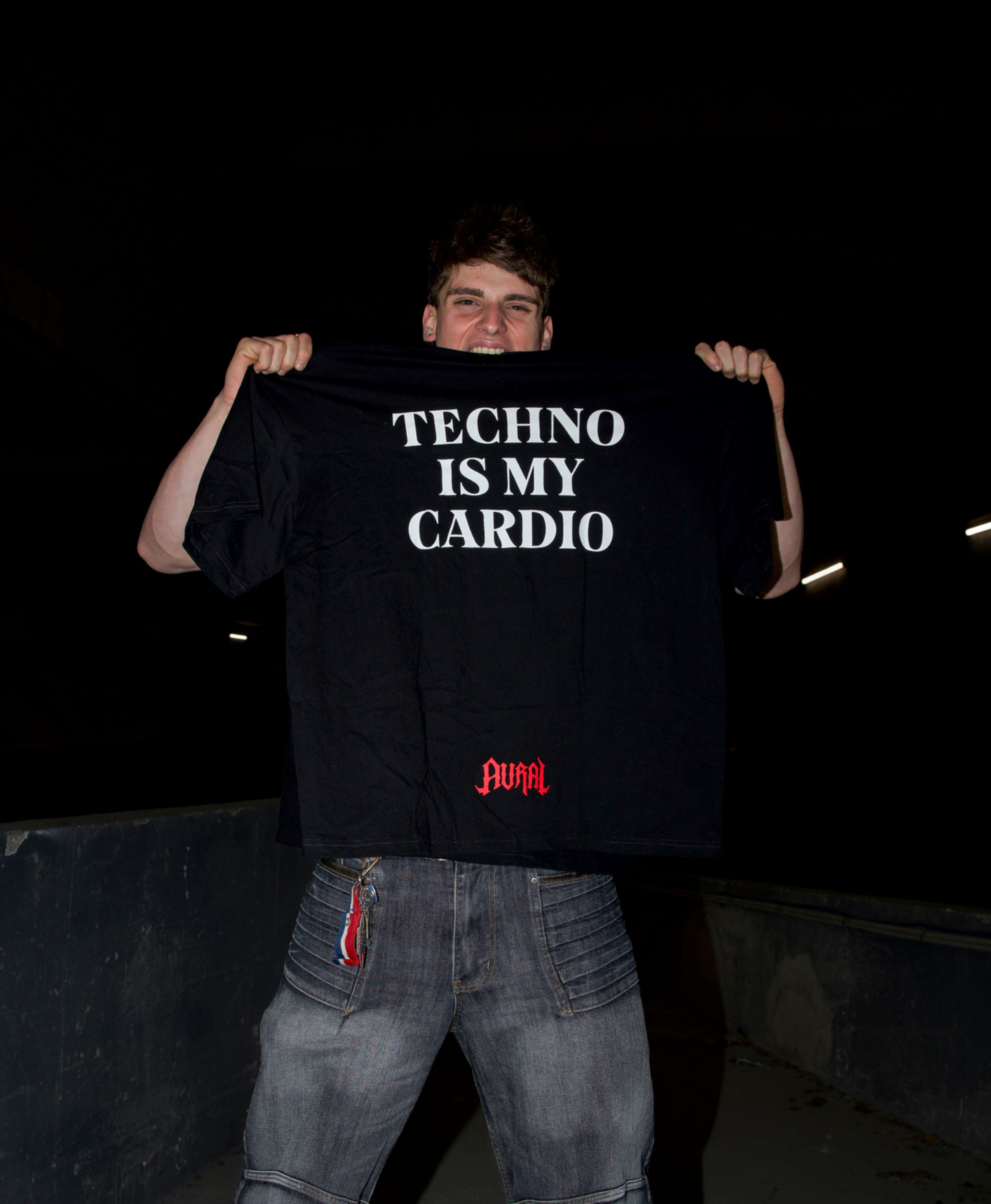 TECHNO IS MY CARDIO - BLACK REFLECTIVE